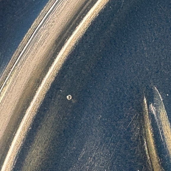 Fry Glass Ovenware Meat Tray Tree and Well Pattern‎ 15" Rare No Feet - Picture 5 of 7